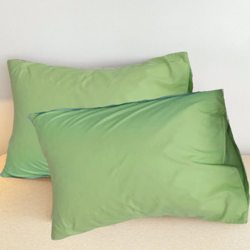2 Pieces 50*70cm Pillow cases, Plain Lime Green Color - BusDeals
