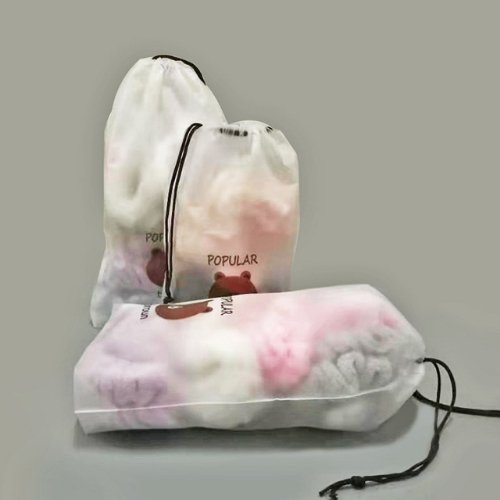 3 pieces Dustproof Travel Storage Bag, Bear Design -BusDeals Today