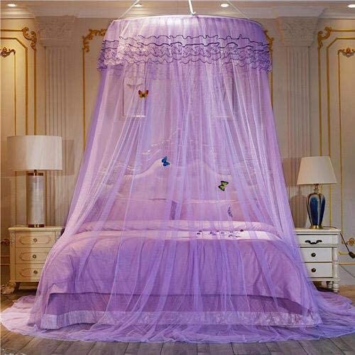 Bed canopy net - purple color. - BusDeals