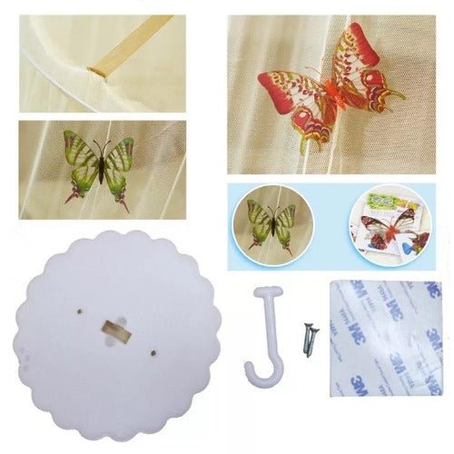 Bed canopy net - yellow color. - BusDeals