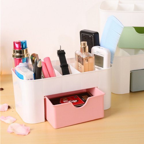 Cosmetic and jewelry storage box, Pink Color - BusDeals