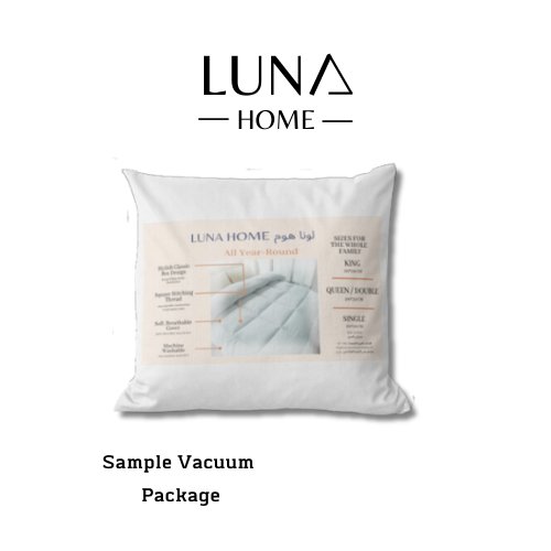 Cotton King Size Duvet Luxe vacuum-packed. - BusDeals