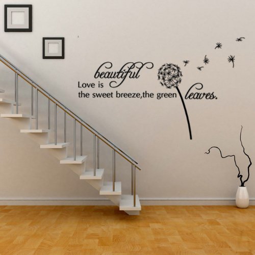 Dandelion design, Vinyl wall decals home decor, Wall sticker - BusDeals