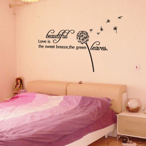 Dandelion design, Vinyl wall decals home decor, Wall sticker - BusDeals