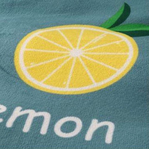 Fleece blanket, lemon design. - BusDeals