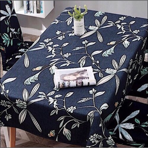 Large (140*210 CM) Waterproof table linen, flowers & leaves design. - BusDeals