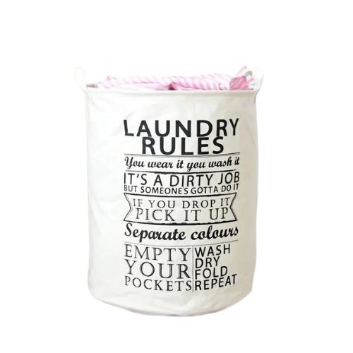 Laundry basket, laundry rules design. - BusDeals