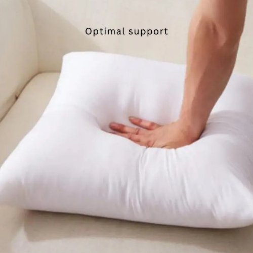 One Piece 45*45 Cm White Soft Core Cushion. - BusDeals