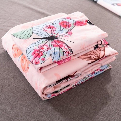 Single size 4 pieces, Butterfly design. - BusDeals