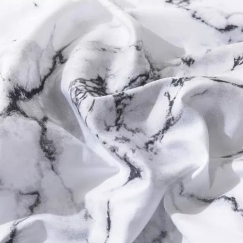 Single size 4 pieces, marble design. - BusDeals