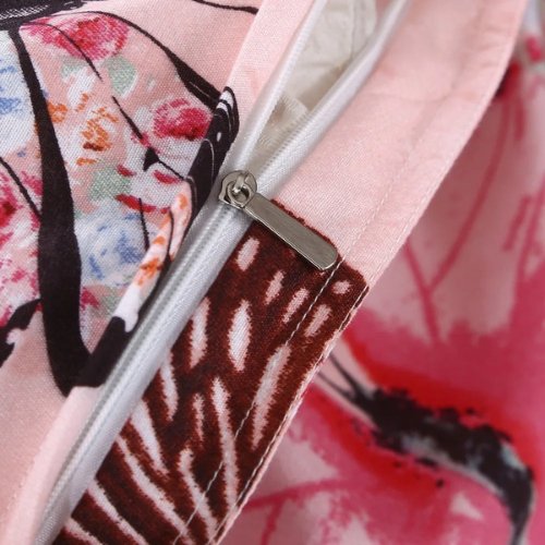 Single Size 4 pieces Set Without Filler, Butterfly Design. - BusDeals