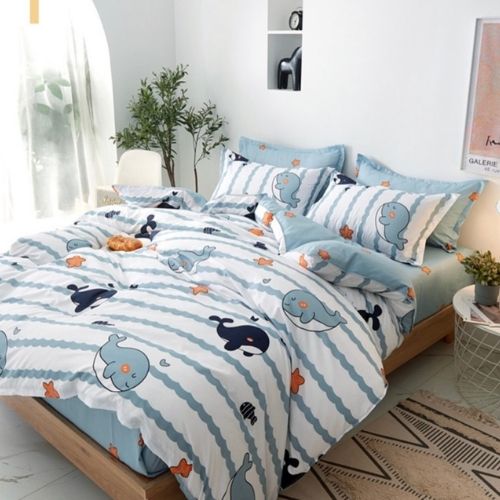 Single Size 4 pieces, Whale Design. - BusDeals