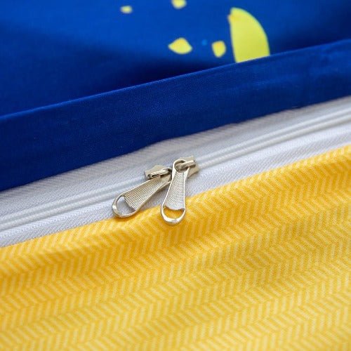 Single Size, Duvet Cover, Bedding Set of 4 Pieces, Soccer Ball 3D Design. - BusDeals