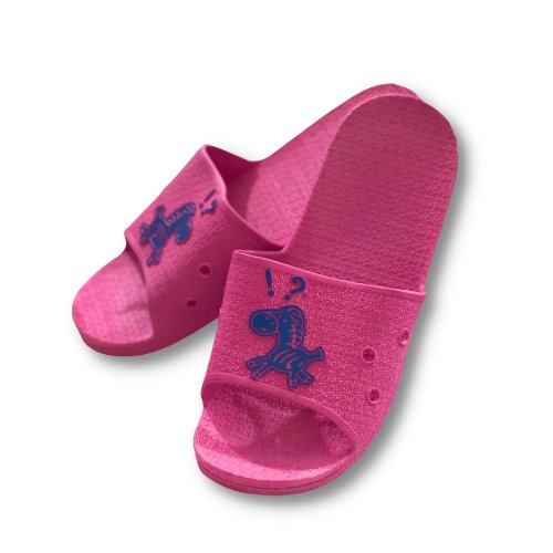 Stylish Women Waterproof Slippers Pink Color, Zebra Design - BusDeals