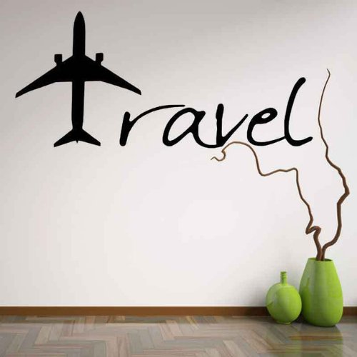 Travel aircraft design, Vinyl wall decals home decor, Wall sticker - BusDeals
