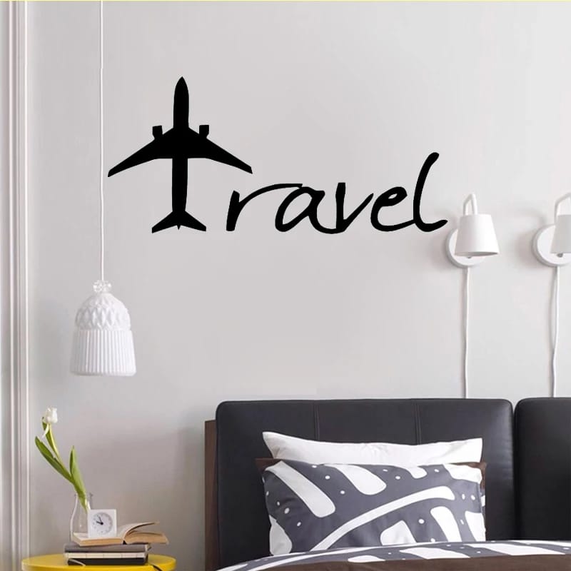 Travel aircraft design, Vinyl wall decals home decor, Wall sticker - BusDeals