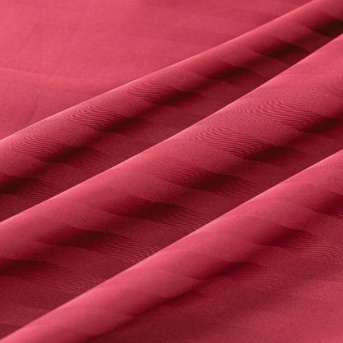 Variance Size 3 Piece Set, Bedsheet with 2 Pillow Cases, Berry Red Color - BusDeals