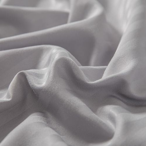 Variance Size 3 Piece Set, Bedsheet with 2 Pillow Cases, Light Gray Color - BusDeals