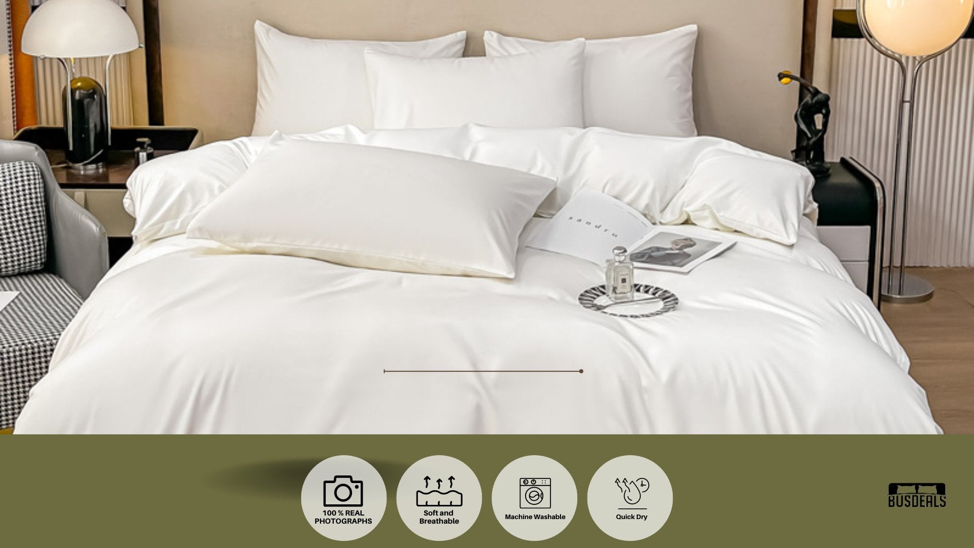 Discover the Elegance: King Size Bedding Set from Busdeals Today - BusDeals