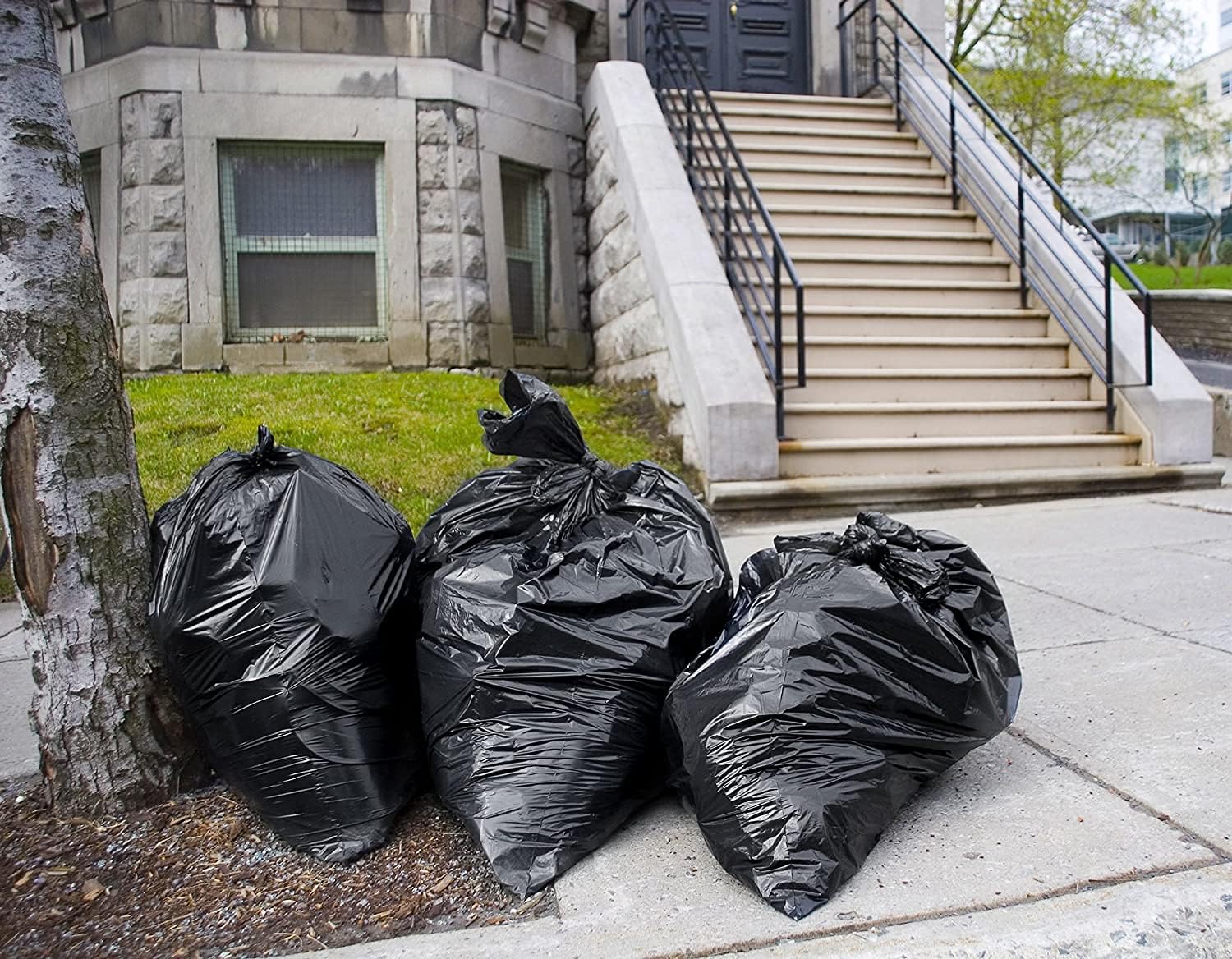 10 Pcs 120x130 cm; Extra Large Thick & Strong Big Trash Bags . - BusDeals
