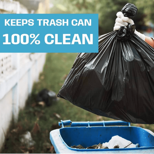 10 Pcs 90x110 cm; Extra Large Thick & Strong Big Trash Bags . - BusDeals