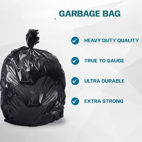 10 Pcs 90x110 cm; Extra Large Thick & Strong Big Trash Bags . - BusDeals