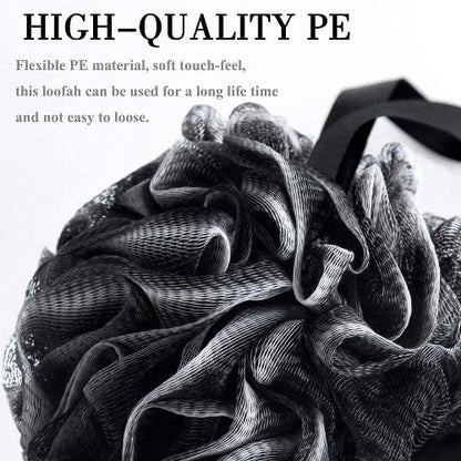 1pc Exfoliating Shower Sponge - Soft Loofah Bath Ball for Men & Women. - BusDeals