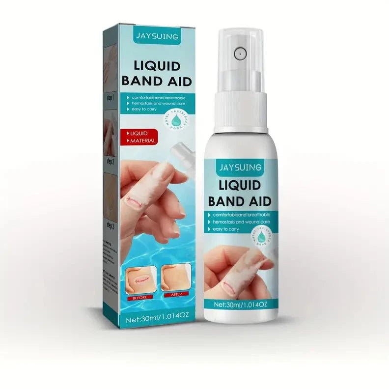 1pc Waterproof Liquid Bandage Spray - Invisible Wound Protection Film for Sports & Medical Use - BusDeals