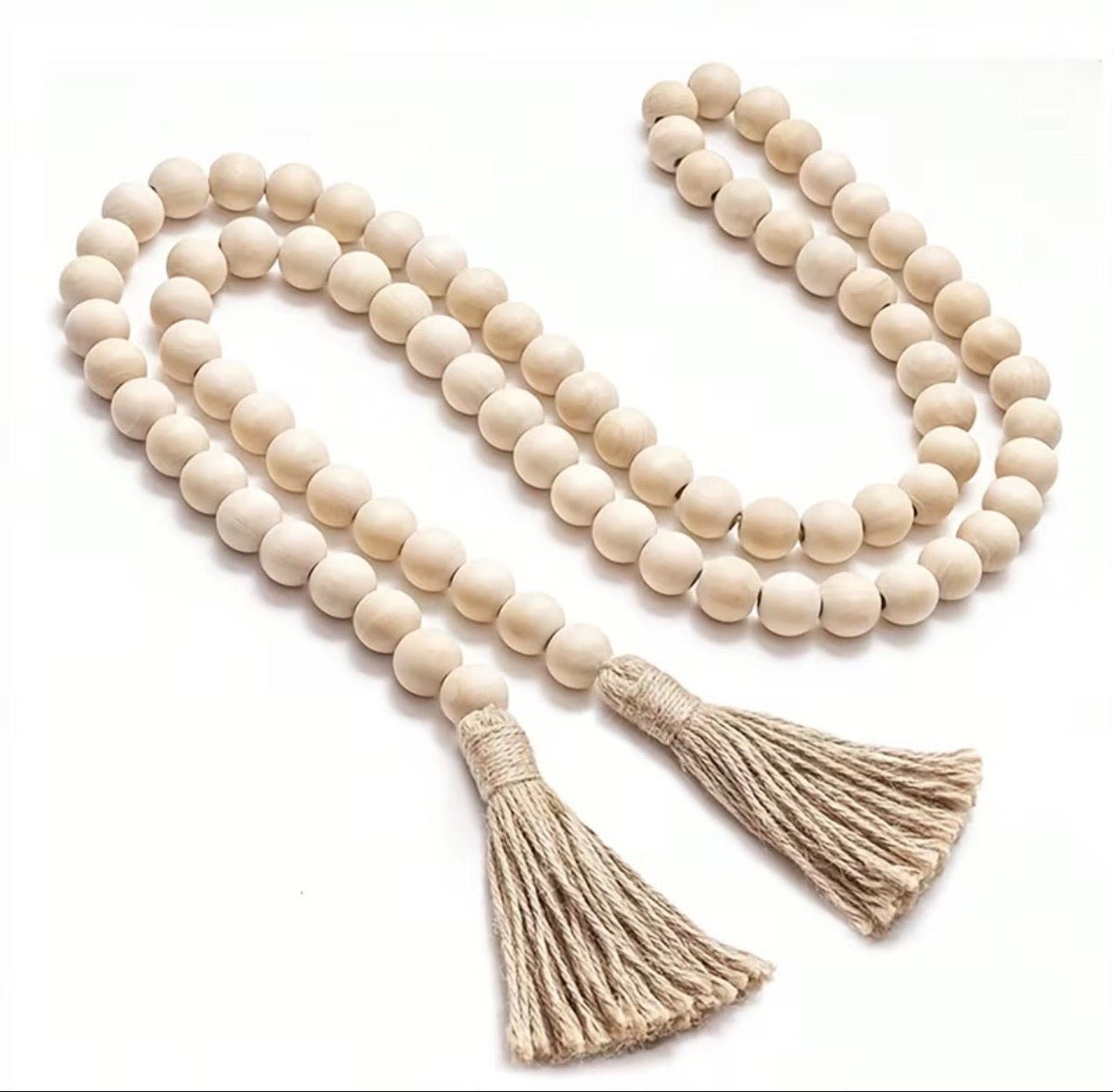 1pc WoodBeads with tassel cord, Decoration for Home - BusDeals