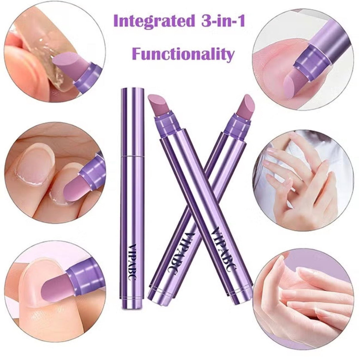 2 Packs Nail Care Upgrade 3-in-1 Nail Care Strengthen & Brighten Your Nails Effortlessly - BusDeals