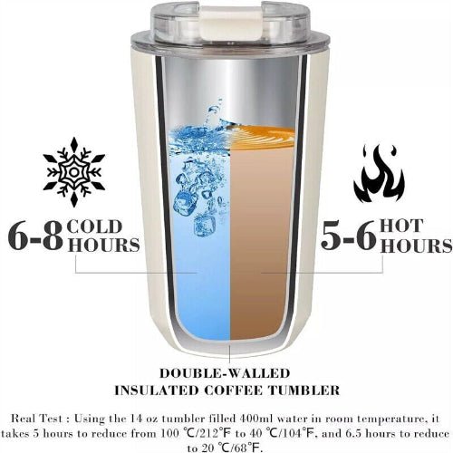 240ML Smeg Beverage Cup Travel Portable Car Drinking Cup Stainless Steel Vacuum Leak proof Coffee Thermos, Black. - BusDeals
