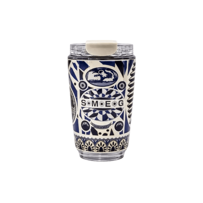 SMEG branding on a kitchen counter. 240ML Smeg Travel Portable Car Drinking Cup Coffee Thermos, Blue Majoclia - BusDeals