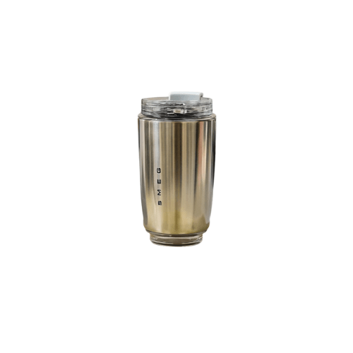 240ML Smeg Beverage Cup Travel Portable Car Drinking Cup Stainless Steel Vacuum Leak proof Coffee Thermos, Silver - BusDeals