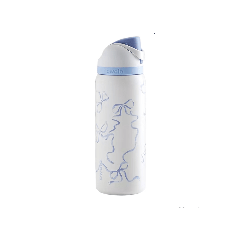 32 OZ. 945 ml Owala Tied And True Blue Bows Freesip Exclusive - BusDeals