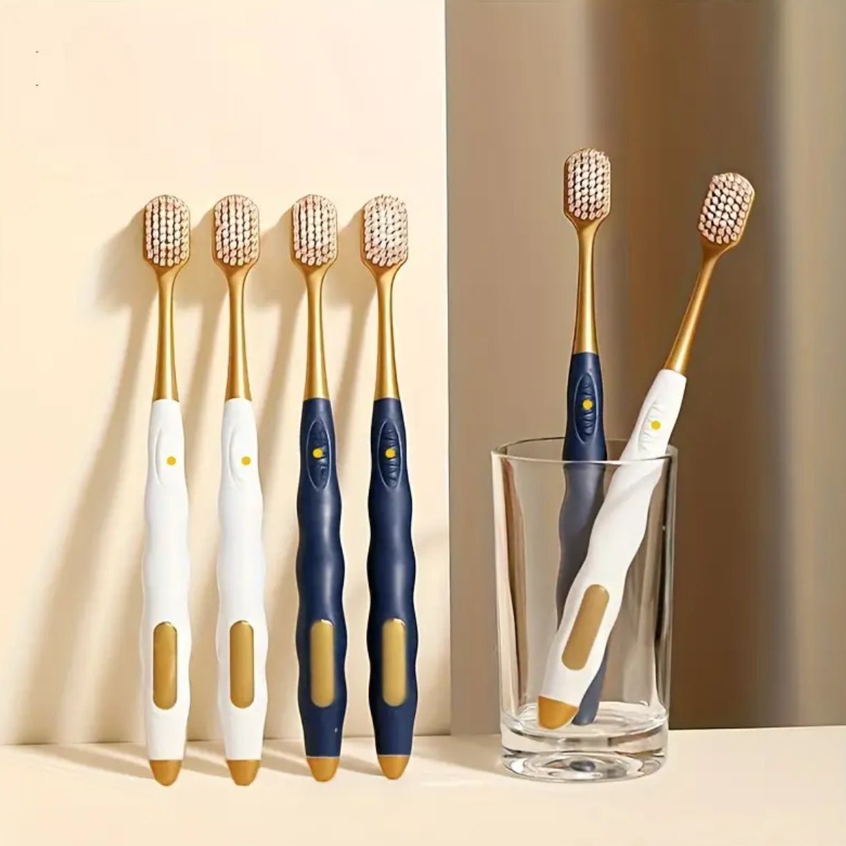 6 Pcs Premium Soft Manual Toothbrushes With Soft Bristles For Teeth Gums. - BusDeals