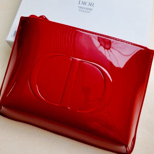 Dior Beauty Counter Gift Vanity Red Pouch