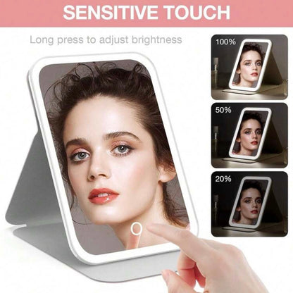 Trendy Led Mirror Three-Color Stepless Touch Dimming