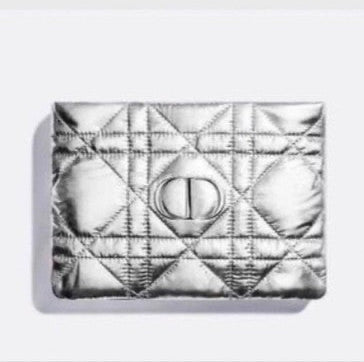 Dior Small Silver Pouch.