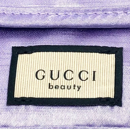 Gucci Beauty Counter Gift Lavender Satin Cosmetic Pouch