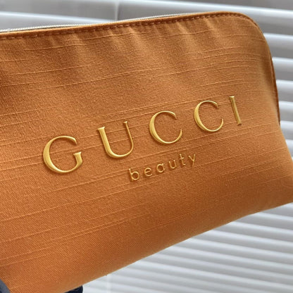 Gucci Beauty Counter Gift Cosmetic Pouch Orange