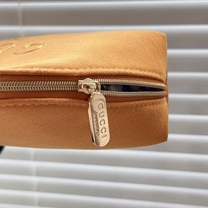 Gucci Beauty Counter Gift Cosmetic Pouch Orange