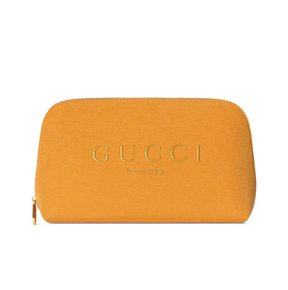 Gucci Beauty Counter Gift Cosmetic Pouch Orange