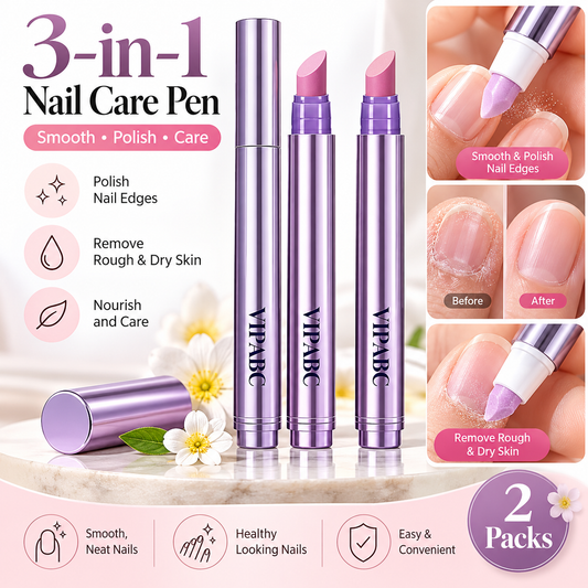 2 Packs Nail Care Upgrade 3-in-1 Nail Care Strengthen & Brighten Your Nails Effortlessly