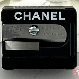 Chanel Black Plastic Makeup Pencil Sharpener