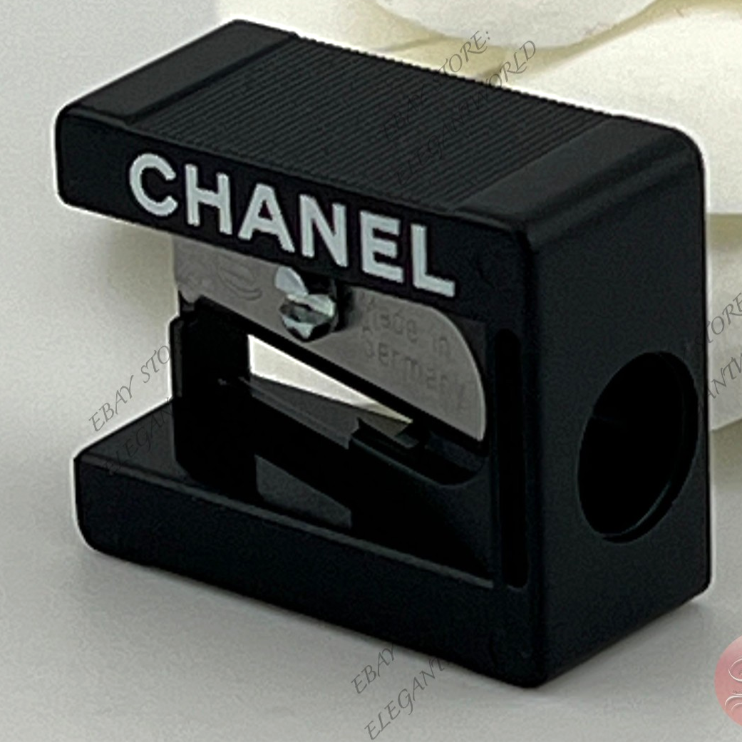 Chanel Black Plastic Makeup Pencil Sharpener