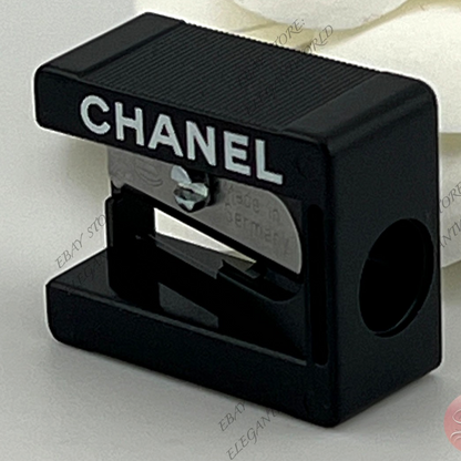 Chanel Black Plastic Makeup Pencil Sharpener