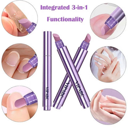 2 Packs Nail Care Upgrade 3-in-1 Nail Care Strengthen & Brighten Your Nails Effortlessly