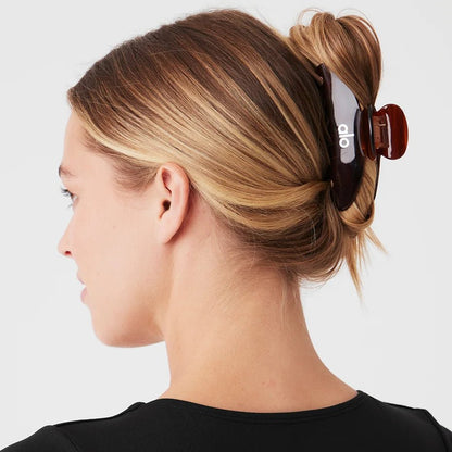 ALO yoga 90's Claw Clip, Brown Tortoise - BusDeals