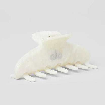 ALO yoga 90's Claw Clip, Pearl White - BusDeals