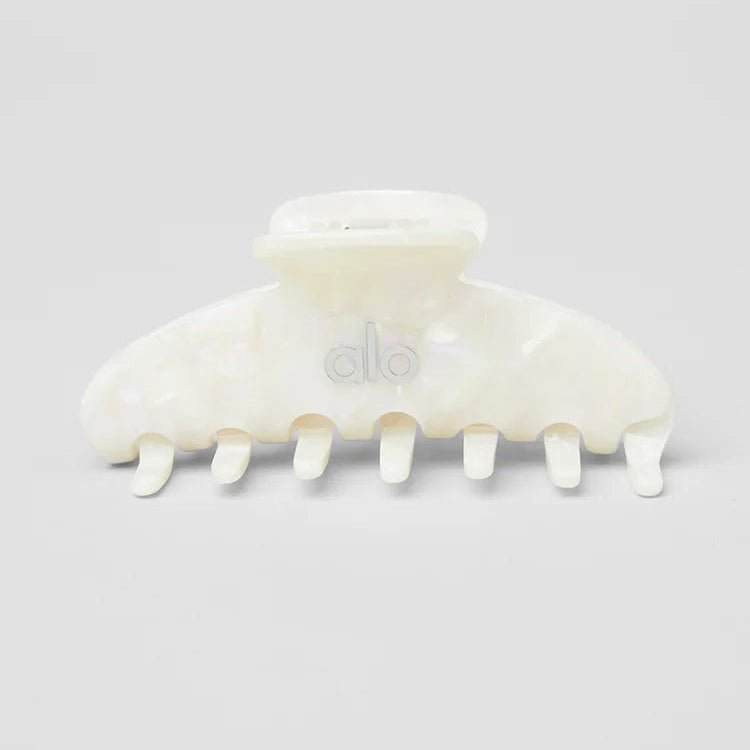 ALO yoga 90's Claw Clip, Pearl White - BusDeals